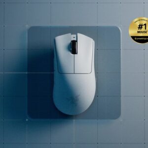 Razer DeathAdder V3 Pro - Ergonomic Wireless Gaming Mouse - White Edition
