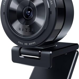 Razer Kiyo Pro Streaming Webcam, Full HD 1080p 60FPS, Adaptive Light Sensor, HDR-Enabled, Wide-Angle Lens, Black