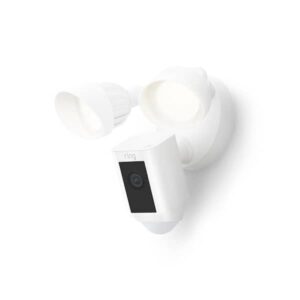 Ring Floodlight Cam Plus Outdoor Wired 1080p Camera WHITE