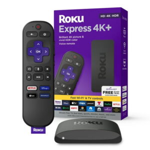 Roku Express 4K+ Streaming Player 4K/HD/HDR with Voice Remote