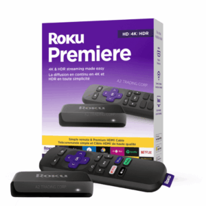 Roku Premiere HD/4K/HDR Streaming Media Player with Simple Remote and Premium HDMI Cable - 829610003566