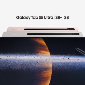 SAMSUNG Galaxy Tab S8+ 5G LTE VERIZON Android Tablet 12.4” Large AMOLED Screen 128GB Wi-Fi 6E Ultra Wide Camera S Pen Included Long Lasting Battery, GRAPHITE NO WARRANTY
