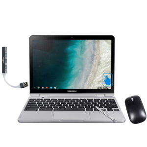 Samsung Chromebook Celeron® 3965Y 64GB SSD 4GB 12.2 (1920x1200) 2-IN-1 CONVERTIBLE CHROME OS LIGHT TITAN