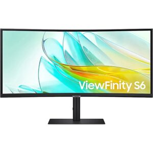 Samsung ViewFinity S65UC Ultra-WQHD 34 Ultra-WQHD (3440 × 1440) 100Hz AMD FreeSync™ HDR10 Curved Monitor with USB-C