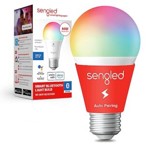 Sengled Smart Bluetooth Mesh LED Multicolor A19 Bulb B11-N1EW
