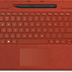 Surface Pro X Bundle Type Cover Keyboard with Slimp Pen - POPPY RED - LAT AMERICA LAYOUT