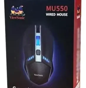 ViewSonic MU550 Wired Gaming Mouse, DPI (1000/1600/2000), 4 Buttons - Black - MOQ 100 per Master